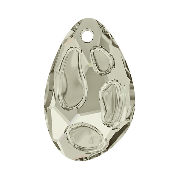 Swarovski Crystal Pendants 6730 18 x 11,5 mm Crystal Silver Shade