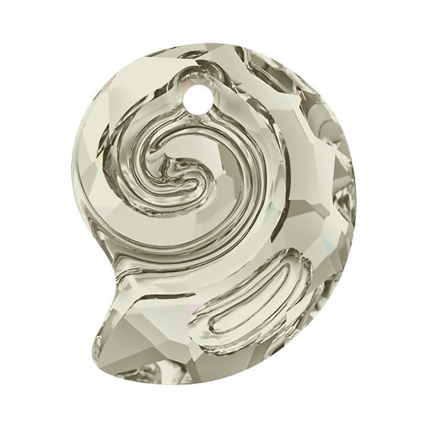 Swarovski Crystal Pendants 6731 14 mm Crystal Silver Shade