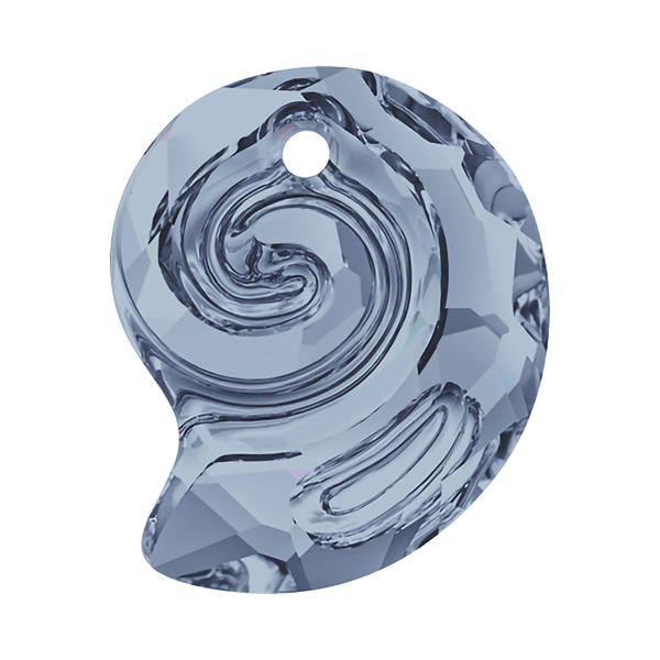 Swarovski Crystal Pendants 6731 14 mm Crystal Blue Shade