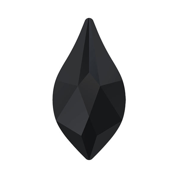 Swarovski Flatback Crystals 2205 14 mm Jet Unfoiled