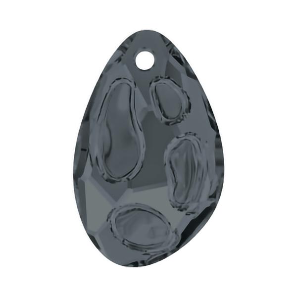 Swarovski Crystal Pendants 6730 18 x 11,5 mm Crystal Silver Night V