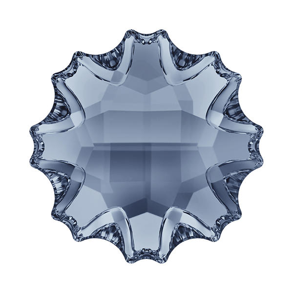 Swarovski Flatback Crystals 2612 10 mm Crystal Blue Shade F