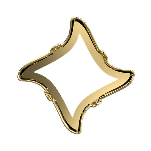 Swarovski Fancy Stone Settings 4485/S 10,5 mm Brass 1PH2OZ