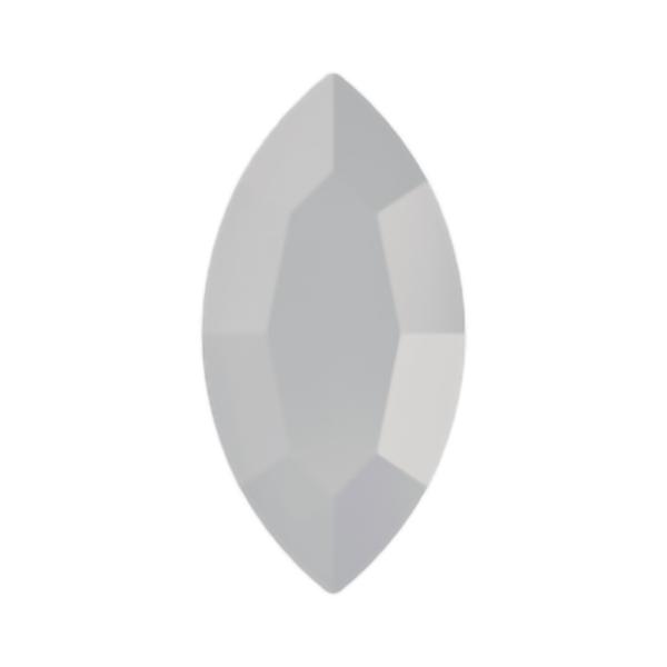 Swarovski Flatback Crystals 2200 8 x 4 mm White Opal Unfoiled