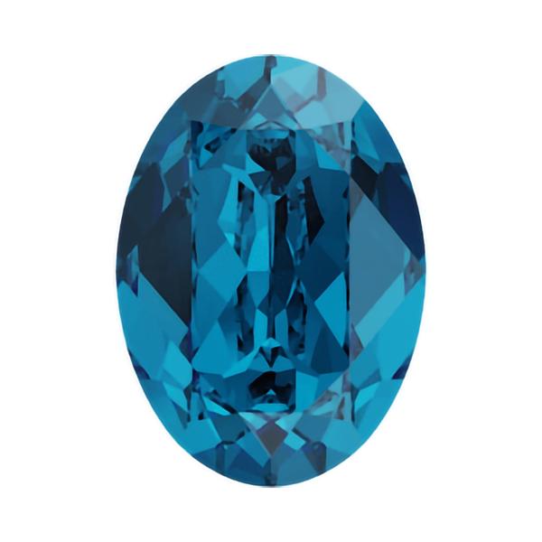 Swarovski Fancy Stones 4120 8 x 6 mm Capri Blue F