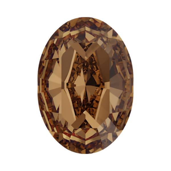 Swarovski Fancy Stones 4128 14 x 10 mm Light Smoked Topaz F