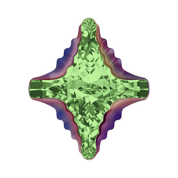 Swarovski Fancy Stones 4927 14 x 12 mm Peridot Scarabaeus Green Z F