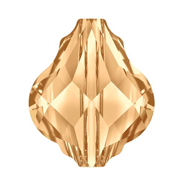 Swarovski Crystal Beads 5058 14 mm Crystal Golden Shadow