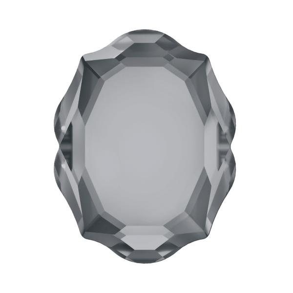 Swarovski Fancy Stones 4142 10 x 8 mm Crystal Silver Night F