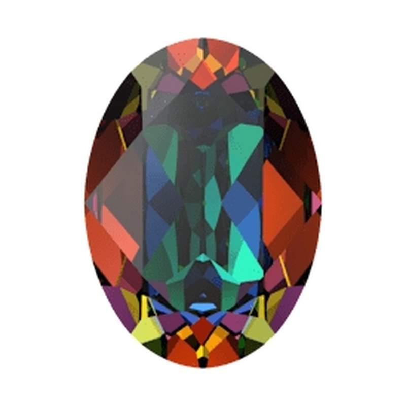 Swarovski Fancy Stones 4120 6 x 4 mm Crystal Vitrail Medium F