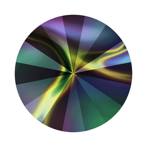 Swarovski Round Stones 1122 12 mm Crystal Rainbow Dark F