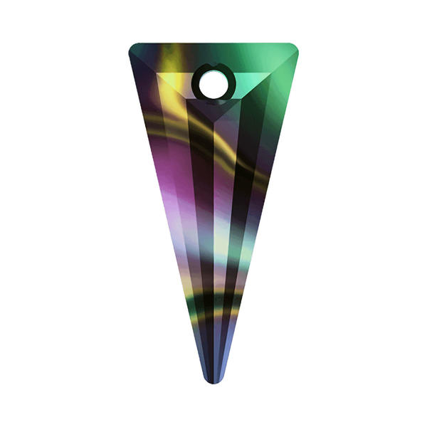 Swarovski Crystal Pendants 6480 18 mm Crystal Rainbow Dark