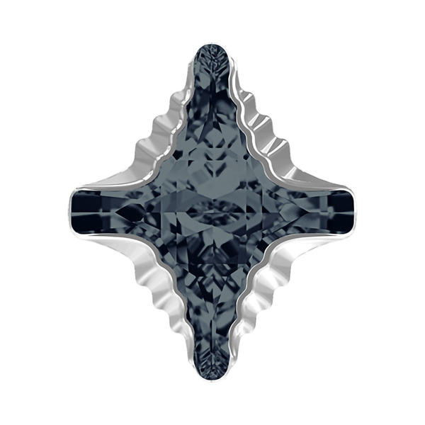 Swarovski Fancy Stones 4927 14 x 12 mm Graphite Light Chrome Z F