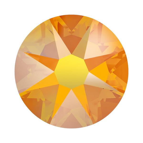 Swarovski Flatback Crystals 2088 ss 30 Yellow Opal AB F