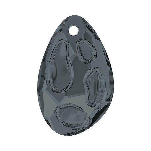 Swarovski Crystal Pendants 6730 18 x 11,5 mm Crystal Silver Night