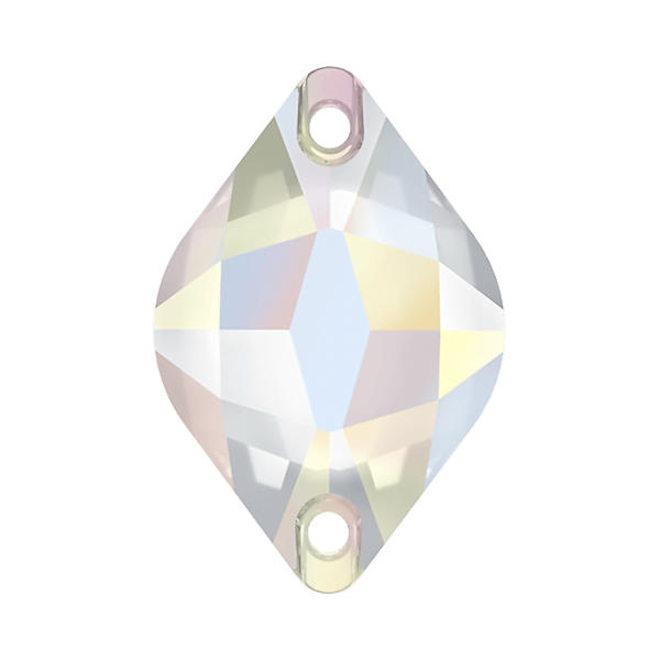 Swarovski Sew-on Crystals 3211 18 x 12 mm Crystal AB F