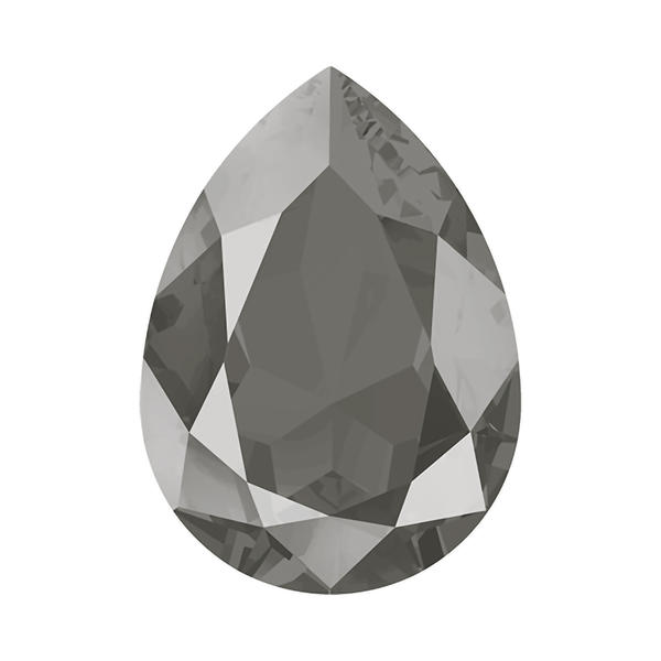 Swarovski Fancy Stones 4320 8 x 6 mm Crystal Dark Grey_S