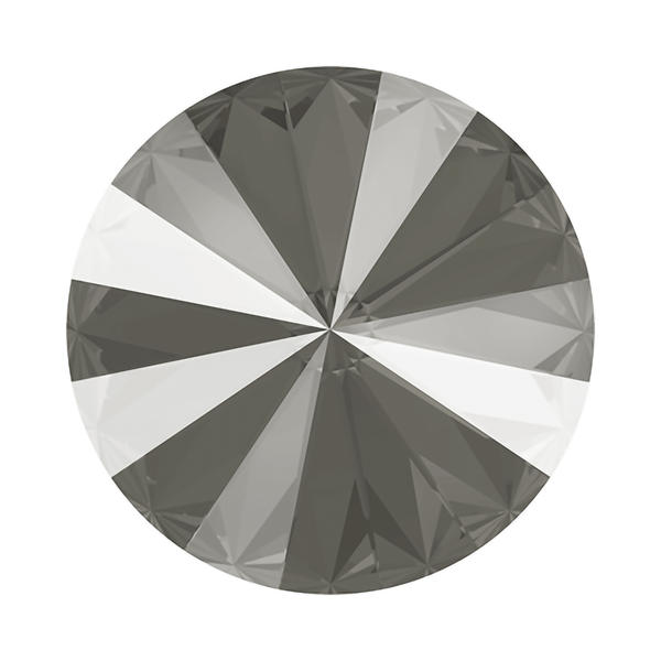 Swarovski Round Stones 1122 12 mm Crystal Dark Grey_S