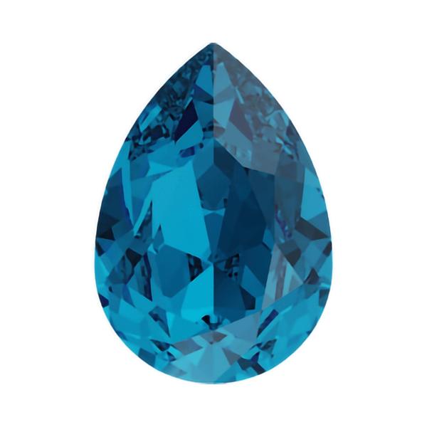 Swarovski Fancy Stones 4320 10 x 7 mm Capri Blue F