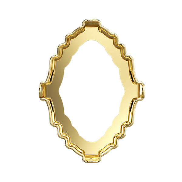 Swarovski Fancy Stone Settings 4926/S 14 x 10 mm Gold 1PH2O3