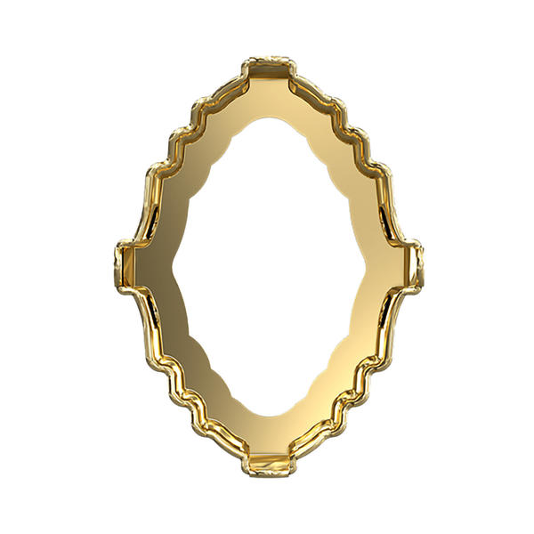 Swarovski Fancy Stone Settings 4926/S 14 x 10 mm Brass 1PH2OZ