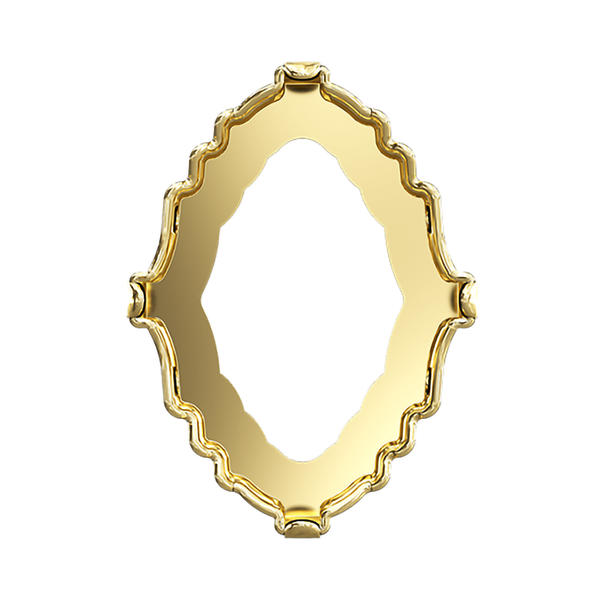 Swarovski Fancy Stone Settings 4926/S 19 x 14 mm Gold 1PH2O3