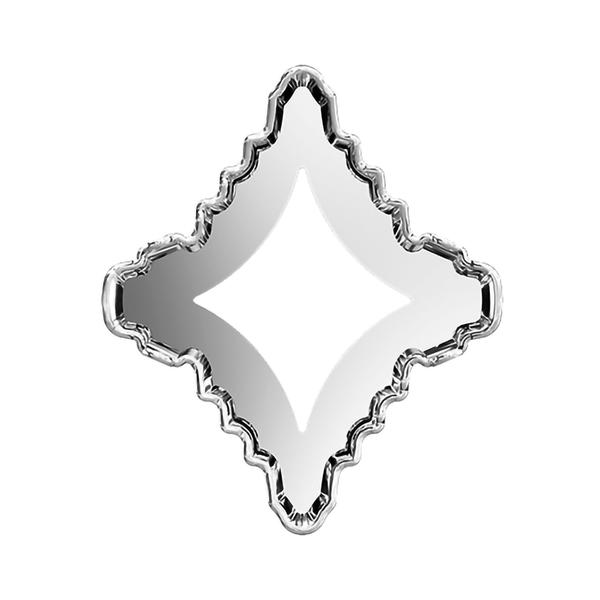 Swarovski Fancy Stone Settings 4927/S 14 x 12 mm Rhodium 1PH2OH