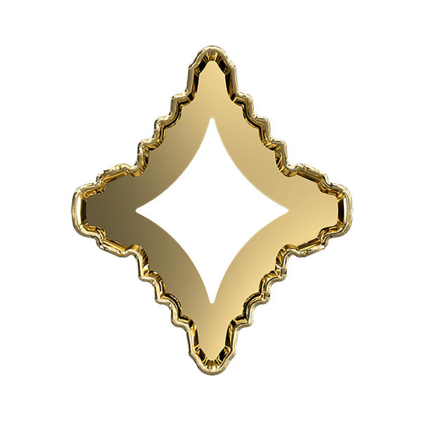 Swarovski Fancy Stone Settings 4927/S 14 x 12 mm Brass 1PH2OZ