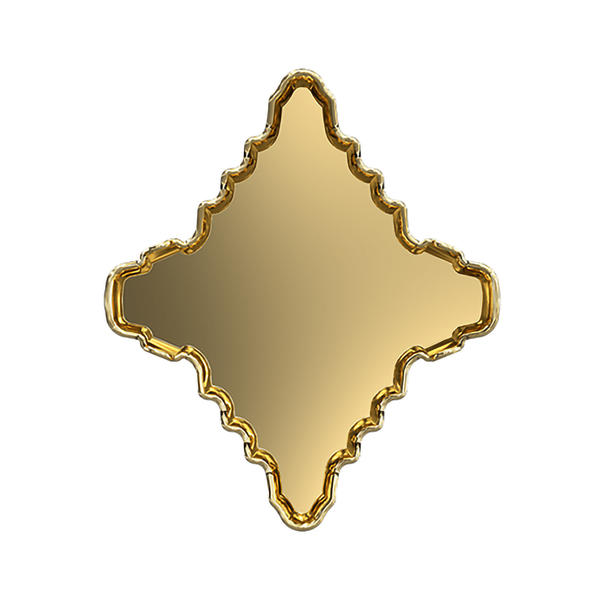 Swarovski Fancy Stone Settings 4927/S 19 x 17 mm Brass 1P00CZ
