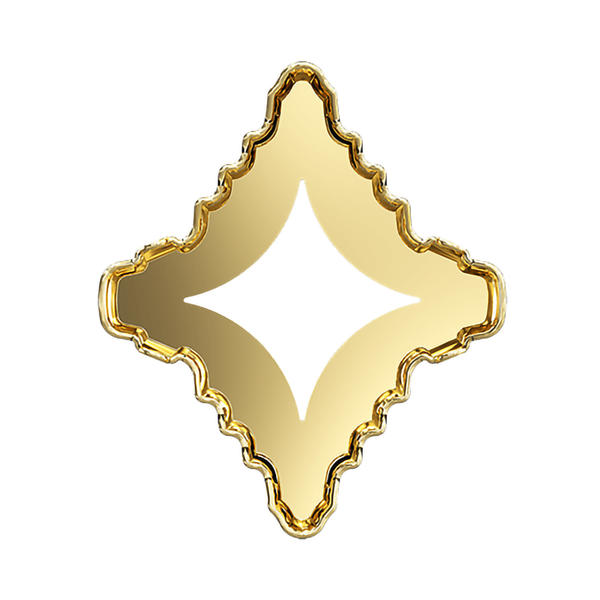 Swarovski Fancy Stone Settings 4927/S 19 x 17 mm Gold 1PH2O3