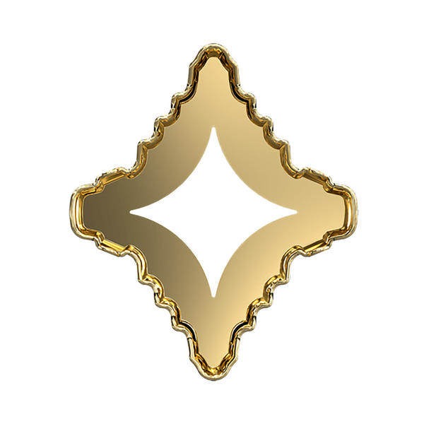 Swarovski Fancy Stone Settings 4927/S 19 x 17 mm Brass 1PH2OZ