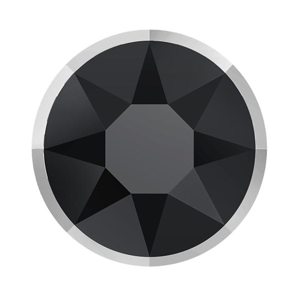 Swarovski Hotfix Crystals 2078/I ss 34 Jet Light Chrome Z A HF