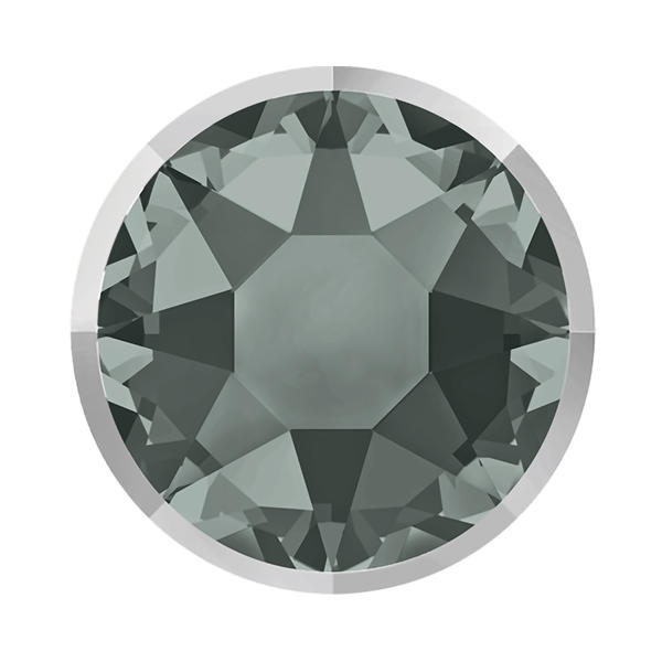 Swarovski Hotfix Crystals 2078/I ss 20 Black Diamond Light Chrome Z A HF