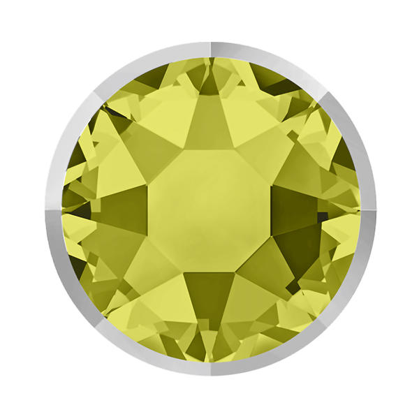 Swarovski Hotfix Crystals 2078/I ss 16 Khaki Light Chrome Z A HF