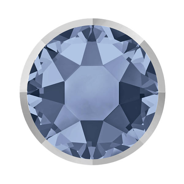 Swarovski Hotfix Crystals 2078/I ss 34 Denim Blue Light Chrome Z A HF
