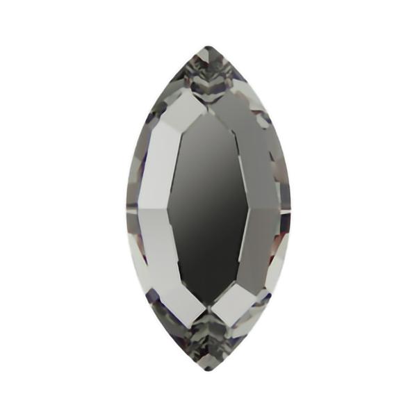 Swarovski Hotfix Crystals 2200 8 x 4 mm Black Diamond M HF