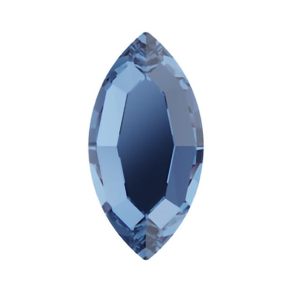 Swarovski Flatback Crystals 2200 8 x 4 mm Sapphire F