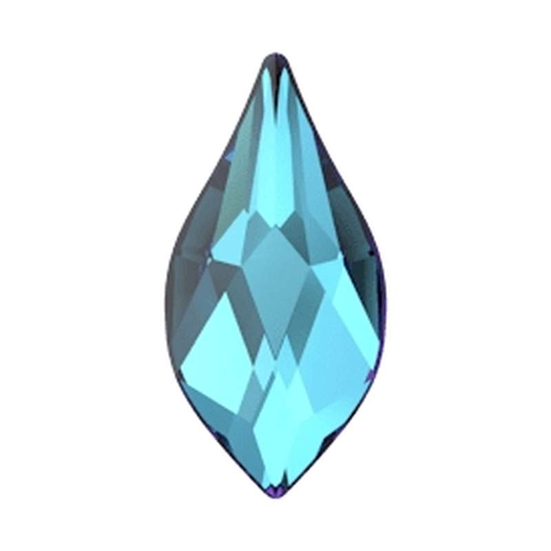 Swarovski Flatback Crystals 2205 14 mm Crystal Bermuda Blue F