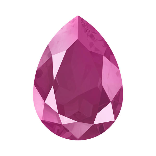 Swarovski Fancy Stones 4320 18 x 13 mm Crystal Peony Pink_S