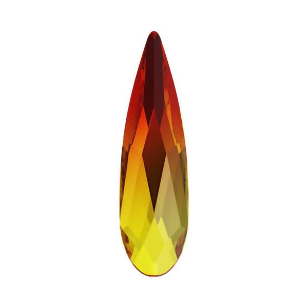 Swarovski Flatback Crystals 2304 14 x 3,9 mm Fireopal F