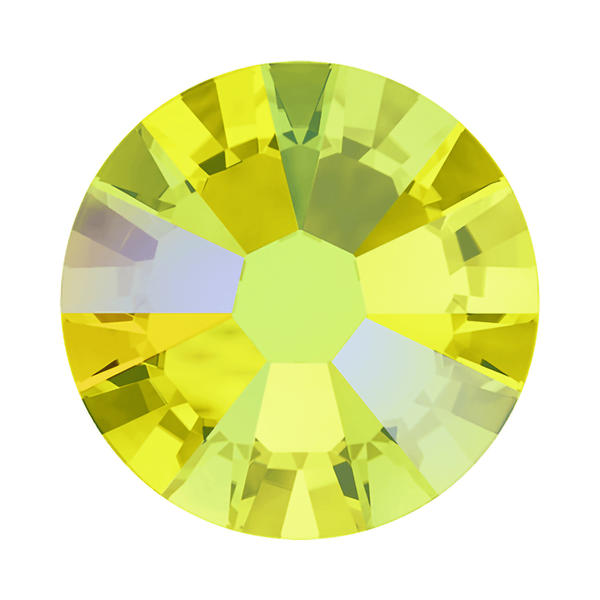 Swarovski Flatback Crystals 2058 ss 7 Citrine Shimmer F