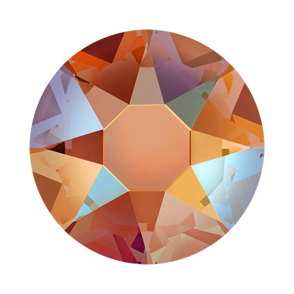 Swarovski Hotfix Crystals 2078 ss 16 Tangerine Shimmer A HF