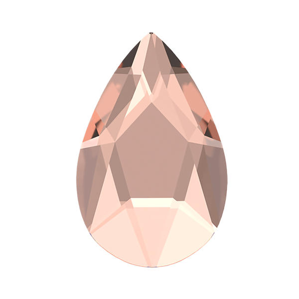 Swarovski Hotfix Crystals 2303 14 x 9 mm Vintage Rose M HF