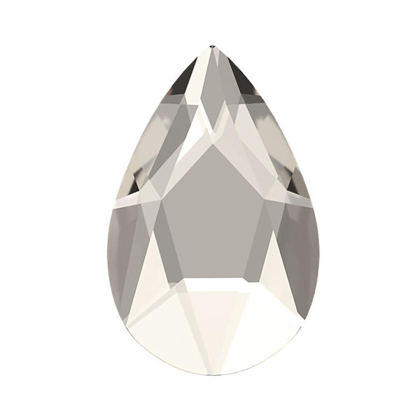 Swarovski Hotfix Crystals 2303 8 x 5 mm Crystal Silver Shade M HF