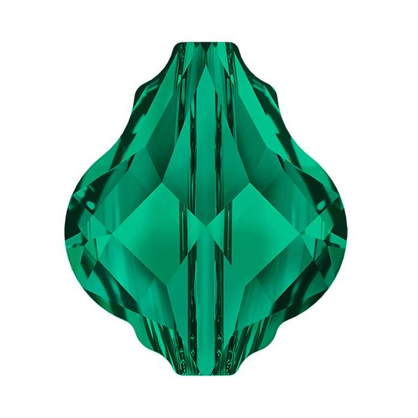 Swarovski Crystal Beads 5058 14 mm Emerald