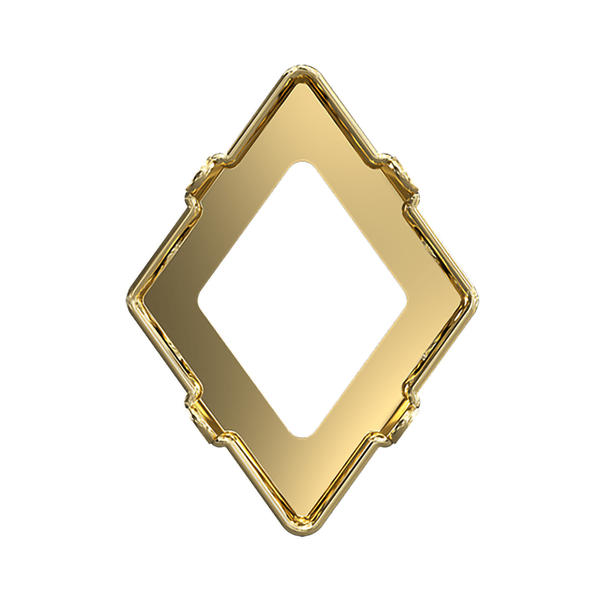 Swarovski Fancy Stone Settings 4929/S 14 x 10,5 mm Brass 1PH2OZ