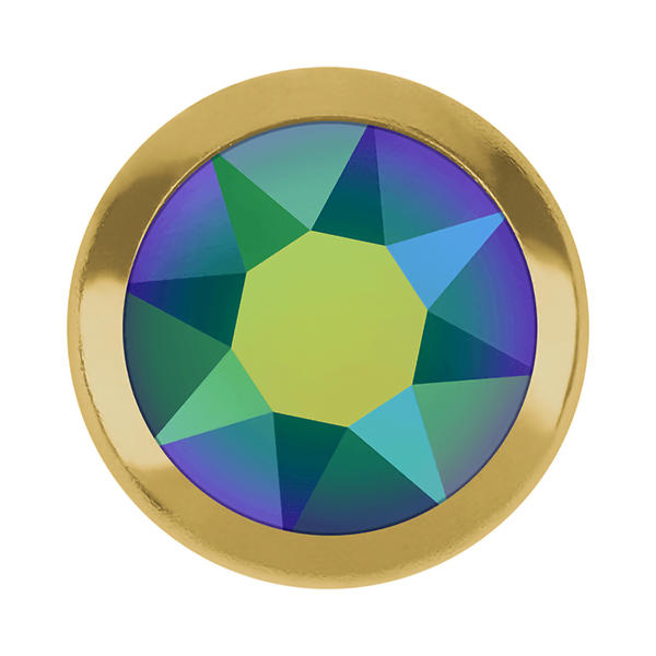 Swarovski Hotfix Crystals 2078/H ss 20 Crystal Scarabaeus Green A HF GR