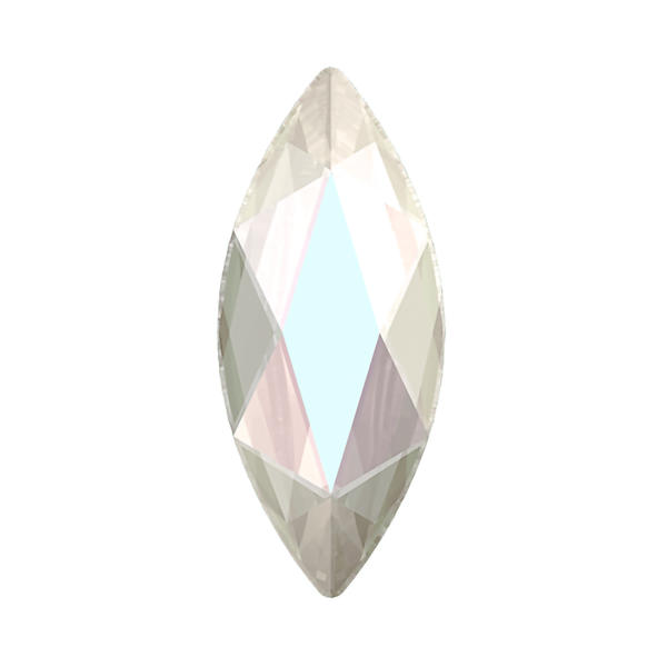 Swarovski Flatback Crystals 2201 8 x 3,5 mm Crystal AB F