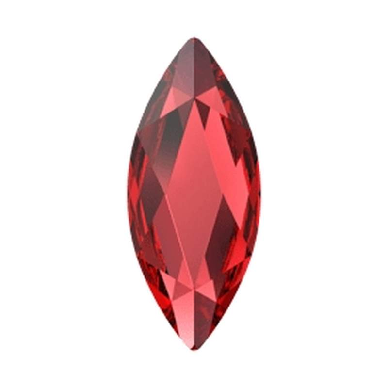 Swarovski Flatback Crystals 2201 14 x 6 mm Light Siam F