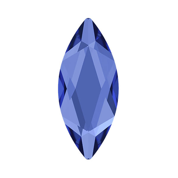 Swarovski Hotfix Crystals 2201 14 x 6 mm Sapphire M HF